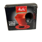 Melitta Coffee Makers Pour-over Brewer Cone Black 1 Cup Open Box. Fixed Price $5.00.