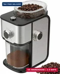 Ollygrin Flat Burr Coffee Grinder Electric, Adjustable For Home. Fixed Price $96.23.