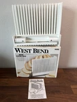 West Bend Bread Slicing Slicer Guide Collapsible Sides 6600X W/ Box & Manual. Fixed Price $16.99.