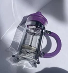 The Original Bodum French Press Glass Purple Chrome 1 Cup Coffee Maker & Lid Mug. Fixed Price $10.50.