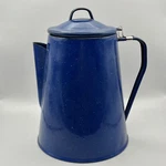 Texsport 8 Cup Percolator Coffee Pot Enamelware Royal Blue/white Specks Camping. Fixed Price $16.99.