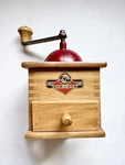 Vintage Retro Germany Wooden Kym Coffee Hand Crank Mill Grinder Kitchen Decor. Fixed Price $38.00.