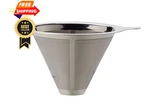Fino Pour-over Coffee Filter, 18/8 Stainless 4-CUP Capacity, Steel. Fixed Price $26.98.