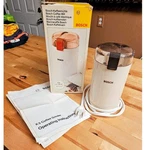 Bosch K6 Coffee Grinder Vintage Electric Blade Mill White Made Yugoslavia. Fixed Price $50.00.