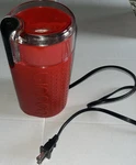Bodum 11160-3 Red Electric Blade Coffee Grinder Easy Clean Removable Container. Fixed Price $20.00.