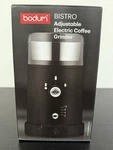 New Box Bodum Bistro Adjustable Electric Blade Grinder (12041-01US) Black. Fixed Price $33.33.