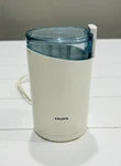Vintage Krups Fast One Touch Coffee Bean Mill Grinder Type 203 White. Fixed Price $17.95.