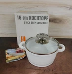Berndes Vario Click Pearl Induction Ceramic Nonstick 6.75 Inch Dutch Oven - New. Fixed Price $139.95.