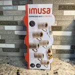 Imusa Espresso Set (6) Cafe 3OZ Cups New In Box /rustic Country Kitchen. Fixed Price $29.99.