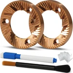 Premium 64MM Titanium Coated Grinder Burr Set For Espresso Machines. Fixed Price $109.99.