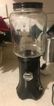Vintage 1950 Kitchenaid Coffee Mill Grinder KCG200OB Black Base Glass Jar. Fixed Price $140.00.