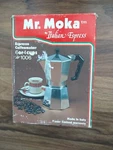 Vintage Mr. Moka Italian Stove Top Expresso Coffee Maker. Fixed Price $16.99.