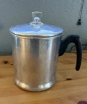 Aluminum Coffee Percolator Premier Quality Bakelite Handle 7 Cup Cabincore. Fixed Price $16.99.