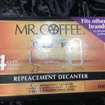 New Open Box 1996 Pre Y2K Vintage White Mr. Coffee C. Replacement Decanter D40. Fixed Price $29.99.
