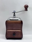 Vintage Zassenhaus Coffee Grinder Wood Box Hand Crank Burr Germany 8.5IN. Fixed Price $44.10.