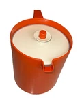 Tupperware 1.5 Quart Pitcher 1575-5 Vintage Harvest Orange Push Button Lid Juice. Fixed Price $14.95.