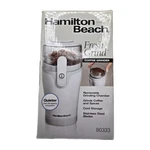 Hamilton Beach Fresh Coffee & Spice Grinder, White With Gray Accents Nib. Fixed Price $14.95.