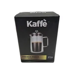 Kaffe French Press Coffee Tea Maker Double Wall Borosilicate Glass 27OZ 6 Cup. Fixed Price $17.09.