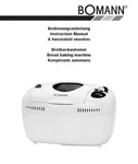Bomann Bread Machine Manual CB595, CB596, BBA5002CB. Fixed Price $21.99.