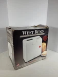 West Bend Bread & Dough Maker Model 41040 1.5 Lb Automatic Machine New Open Box. Fixed Price $99.99.