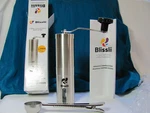 Blisslii Ceramic Conical Burr Manual Coffee Grinder Spice New Box Hand. Fixed Price $38.00.