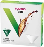 V60 Paper Coffee Filter, Size 01, White, 40CT Box. Fixed Price $14.99.