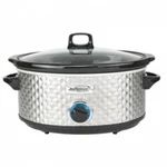 Brentwood Select 7 Quart Slow Cooker In Silver. Fixed Price $55.35.