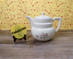 Drip-o-lator Ceramic 1.5 Qt Coffee Tea Pot Enterprise Aluminum Co. Floral Design. Fixed Price $21.95.