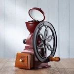 Kalita Dial Mill Red Cast Iron Coffee Grinders Box Kitchen Maker Japan New. Fixed Price $220.00.