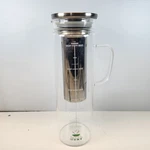 Cold Brew Coffee Maker Glass Carafe Btat 50OZ Tea Infuser Pitcher Stainless. Fixed Price $18.99.