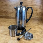 Farberware Superfast 12 Cup Electric Coffee Percolator Model 142B Usa. Fixed Price $44.87.