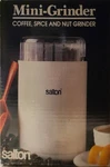 Salton Mini-grinder Coffee Spice And Nut GC-5 White Vtg Tested Euc. Fixed Price $17.99.