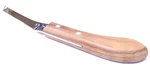 Classic Hoof Knife 7X2.75MM Stainless Steel Blade Wooden Handle 8.5" Right. Fixed Price $11.99.