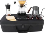 Pour Over Coffee Maker Set Includes Manual Grinder, Hand. Fixed Price $148.50.