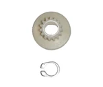 Small Gear For Motor Shaft + Snap Ring West Bend Bread Maker Model 41410 Only. Fixed Price $13.99.
